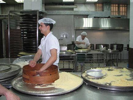 Preparing the sweets