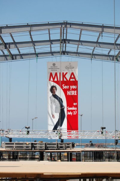 Mika In Lebanon July 2008