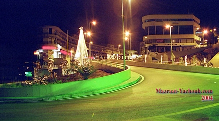 Christmas & New Year 2003-2004 ; the main road - Antelias, Bikfaya toward Mazraat Yachouh