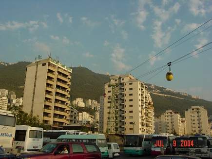 A trip to Harissa in the telepherique