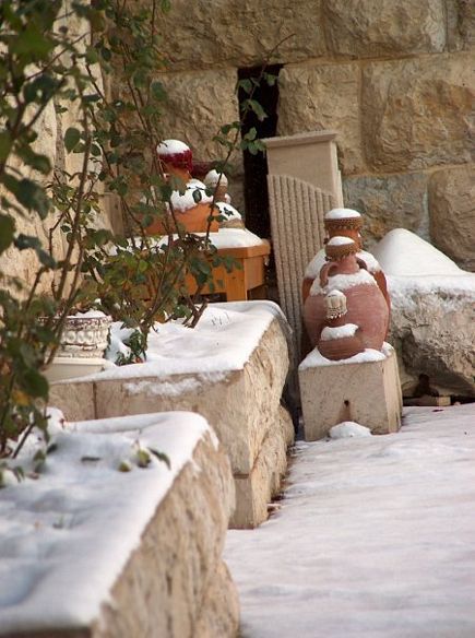 Snow Over Pottery