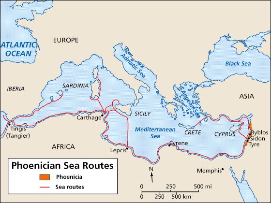 Phoenician Map