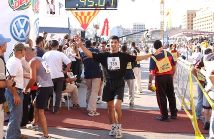 Finish line - Marathon 2003