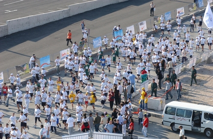 View from above - Beirut Marathon 2003