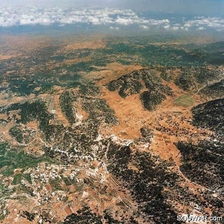 Zahle El Quamouaa from the sky