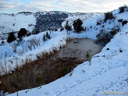 A small frozen lake
