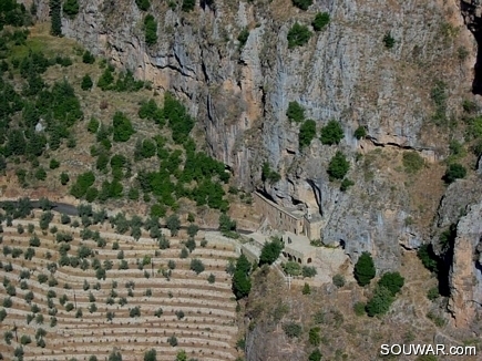 St Elisha , Built In The Rocks , Kannoubine Valley , Becharri