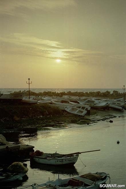 Sunset in Al Mina Tripoli