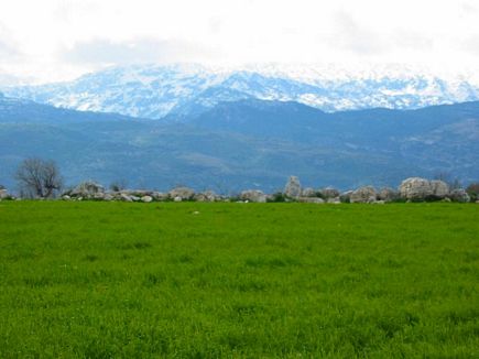 View Of The Akkarian Mountains From Daher Nassar
