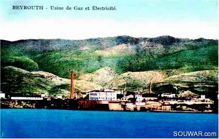 1920-Beyrouth-gaz-electricite