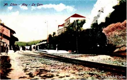 1920-Mt.Liban-Aley-gare