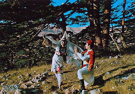Folk Dancers in the Forest