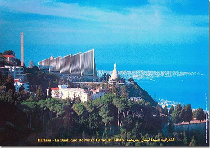 Harissa - La Basilique de Notre Dame du Liban