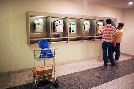 Phone booth, Beirut International Airport Duty Free