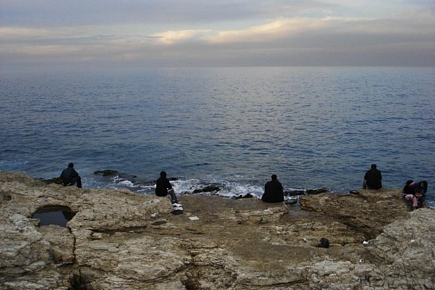 Fishermen at the Beirut Marina