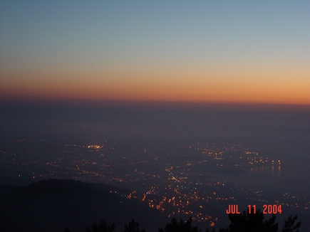 Sunset over Beirut