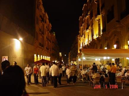 Downtown Beirut at Night