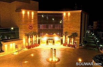 Sheraton Coral Beach at night