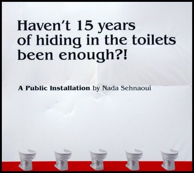 Havent 15 years of hiding in the toilets been enough?!