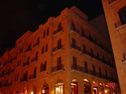 Downtown Beirut at Night