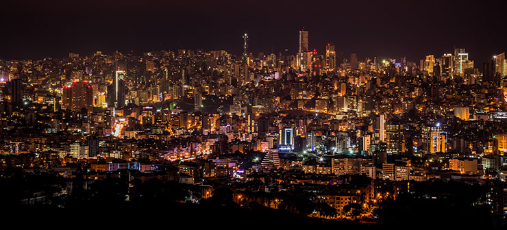 Achrafieh At Night