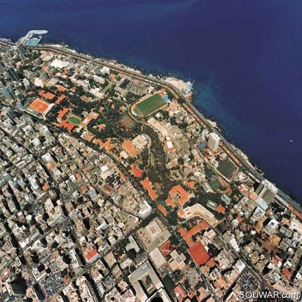 Beirut from the sky