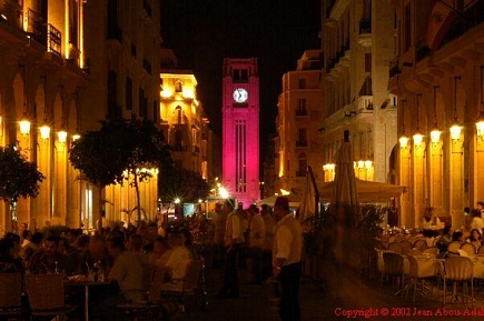 Nijmeh Square at night