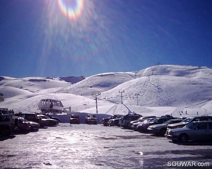 Skiing in lebanon