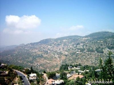 Deir El Qamar seen from Beit Eddine