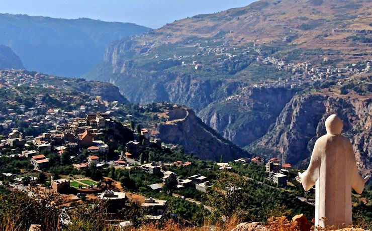 Bekaa Kafra Village - The Miraculous Road of st. Charbel