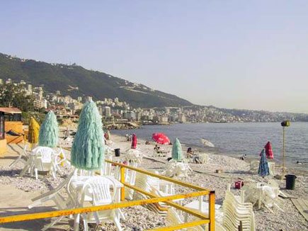 La plage a Jounieh