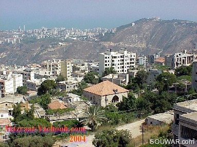 View from The Municipality Street, inside Mazraat Yachouh