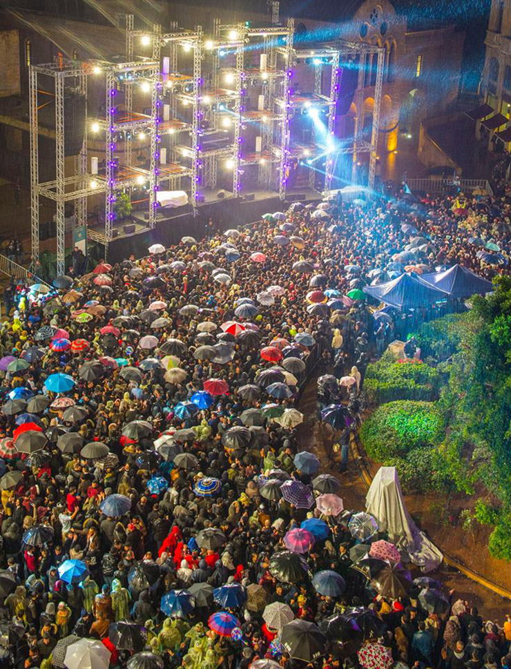 Downtown Beirut New Year's Eve 2018