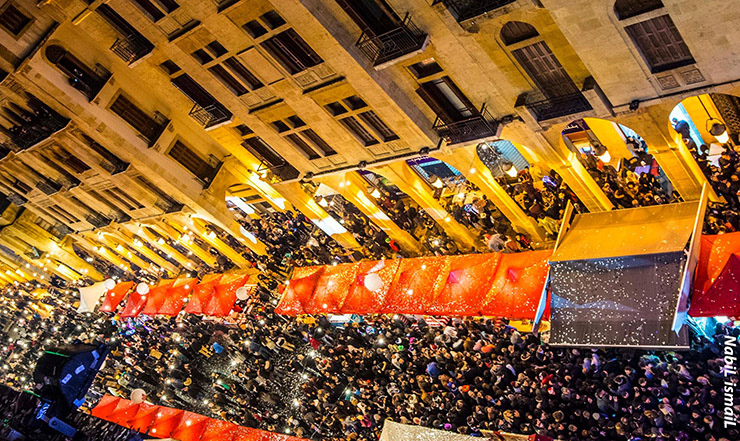 Downtown Beirut New Year's Eve 2018