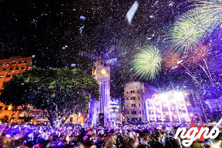 Downtown Beirut New Year's Eve 2018