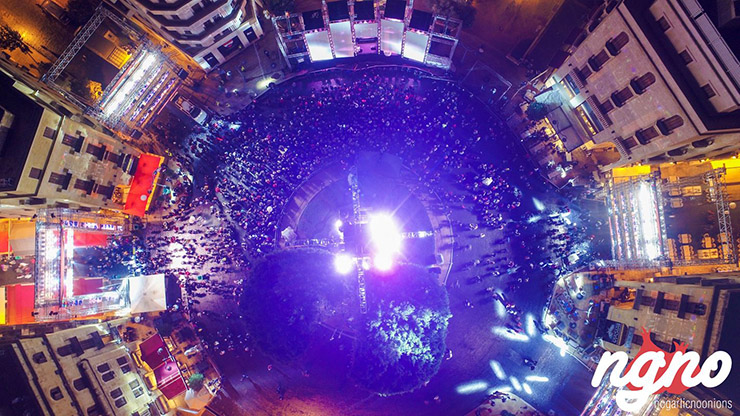 Downtown Beirut New Year's Eve 2018