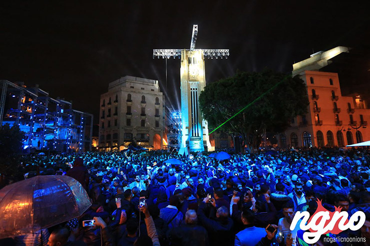 Downtown Beirut New Year's Eve 2018