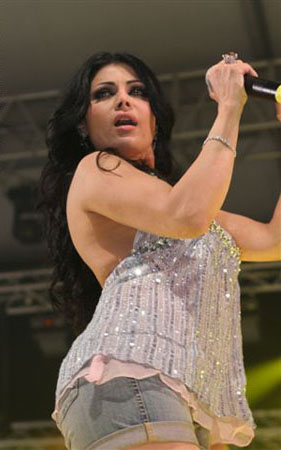 Haifa Wehbe 50 CENT and Guy Manoukian At Biel