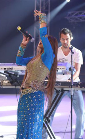 Haifa Wehbe 50 CENT and Guy Manoukian At Biel