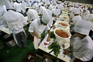 Tabbouleh in Guiness Book for Lebanon