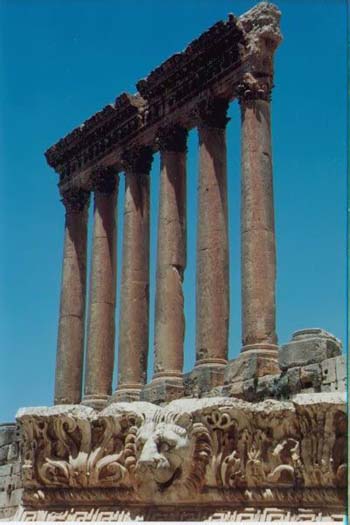 Jupiter's temple columns
