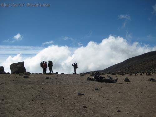 Hiking To Kilimanjaro, Tanzania Sept 2008- Lava Tower 4600m