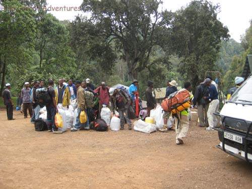 Hiking To Kilimanjaro, Tanzania Sept 2008- The expedition