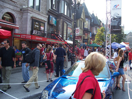 Bustan Crescent Street, Montreal Quebec - Formula 1 Weekend