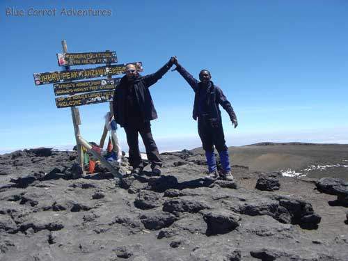 Hiking To Kilimanjaro, Tanzania Sept 2008- We did it