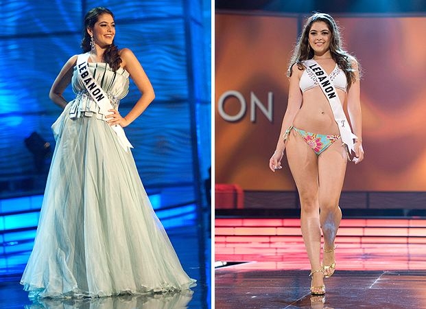 Martine Andraos at Miss Universe 2009 Preliminaries