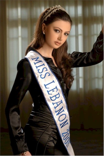 Gabrielle Abi rashed Miss Lebanon 2005-2006