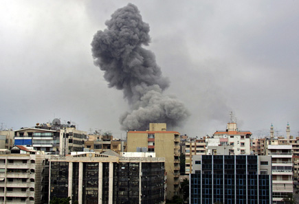 Israel Attacks Beirut July 2006