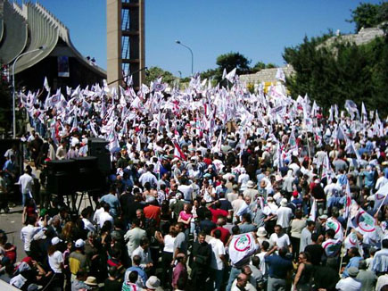 Demonstration after Lebanese Forces Martyrs Memorial