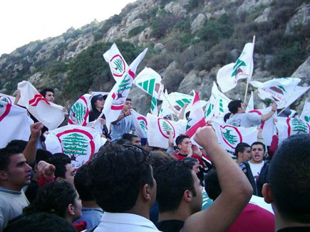 Demonstration against Syrians